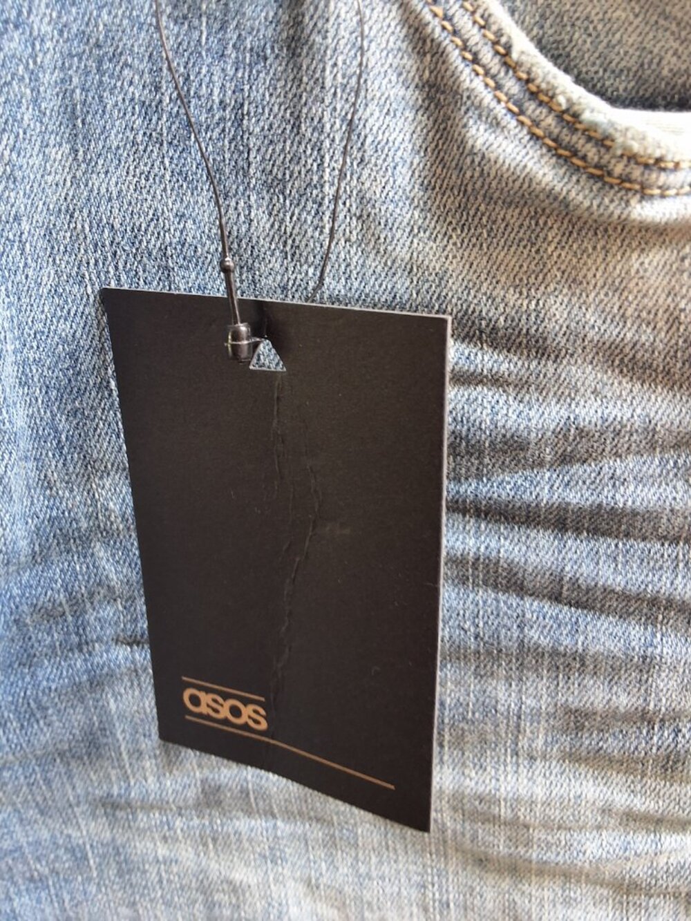 Asos Distressed Ripped Skinny Jeans - Picture 3 of 7